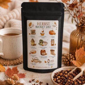 Tee Geschenk Päckchen "Herbst Bucket List" (Herbst Bucket List Tee)