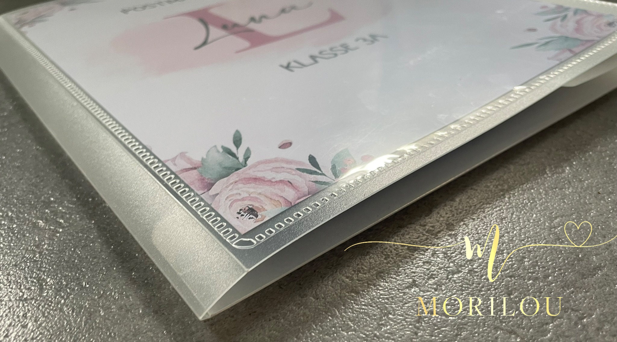 POSTMAPPE / SAMMELMAPPE für Kinder - personalisiert - Zeugnismappe, Kunstmappe, Sammelmappe mit vielen Kindermotiven A4 – Bild 4