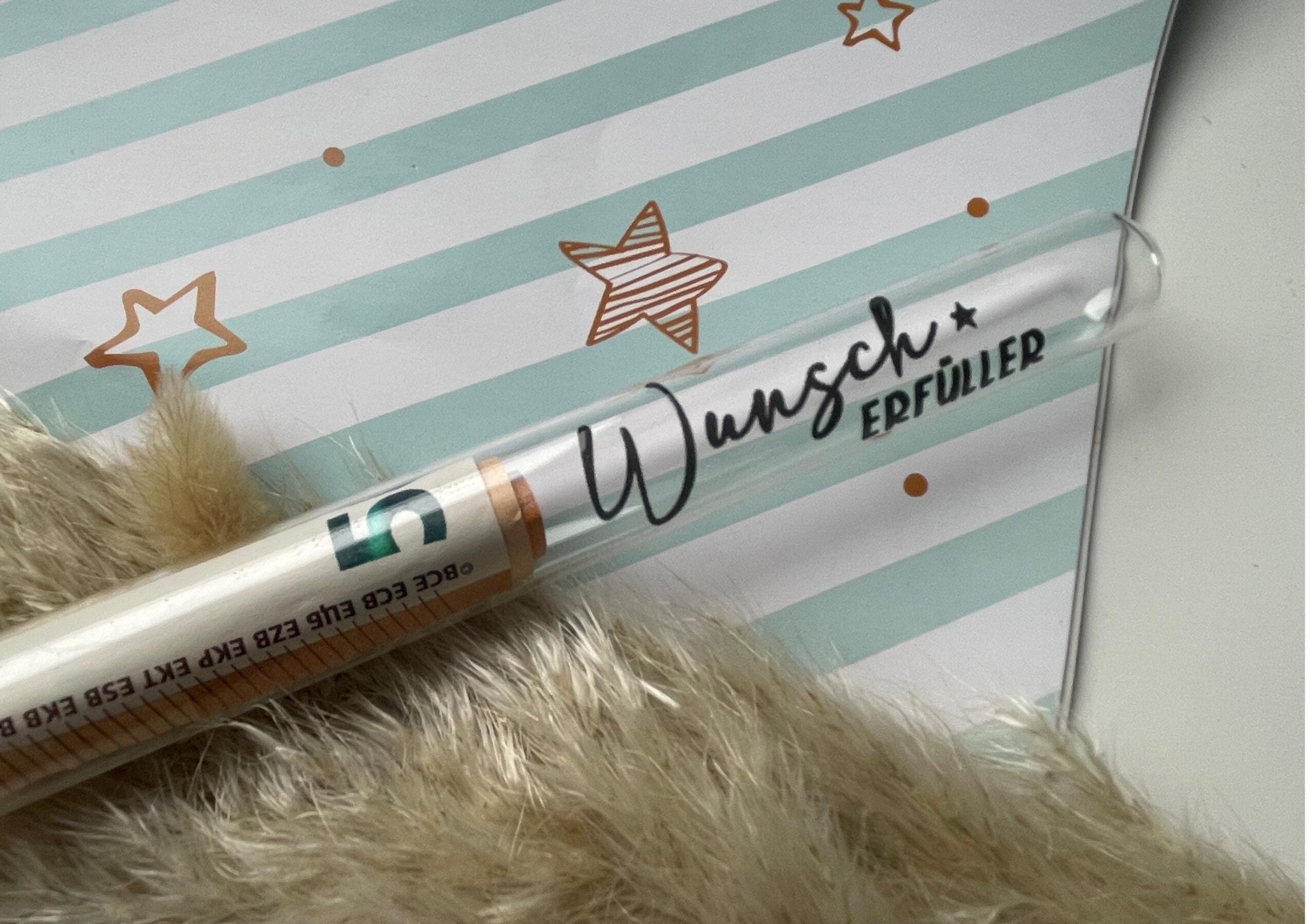 Rub on Sticker Wunscherfüller zum Herstellen von Geldgeschenken, Aufkleber, Geldgeschenk, Geld verschenken, Gutschein