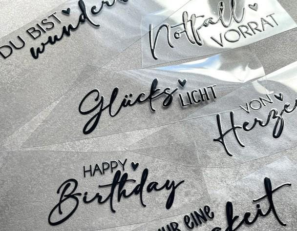 Rub on Sticker Wunscherfüller zum Herstellen von Geldgeschenken, Aufkleber, Geldgeschenk, Geld verschenken, Gutschein – Bild 2