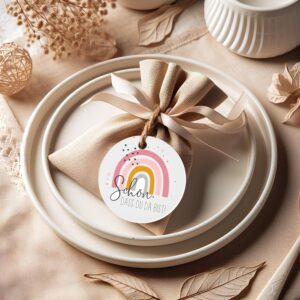 Aufkleber für Gastgeschenke Schön, dass du da bist, Aufkleber für Taufe, Gastgeschenke Hochzeit, Geschenkaufkleber, Aufkleber Tischdeko