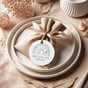 AUFKLEBER für Gastgeschenke zur Taufe, personalisierte Aufkleber zur Taufe, Aufkleber Taufe, Geschenk zur Taufe, Tischdekoration Taufe,