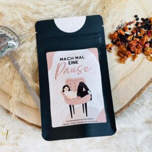 Tee Geschenk "Mach mal eine Pause", Auszeit, Teefreunde, Geschenk zum Valentinstag, Wellness Tee, Entspannung, Anti Stress, Ostergeschenk