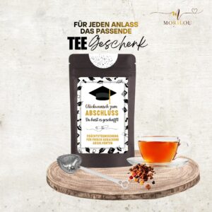 Glückwunsch zum Abschluss, Teegeschenk, Abi, Schulabschluss, Kollegin, Dank, Geschenk, Schule, Uni, graduated, Teegeschenk, Früchtetee,