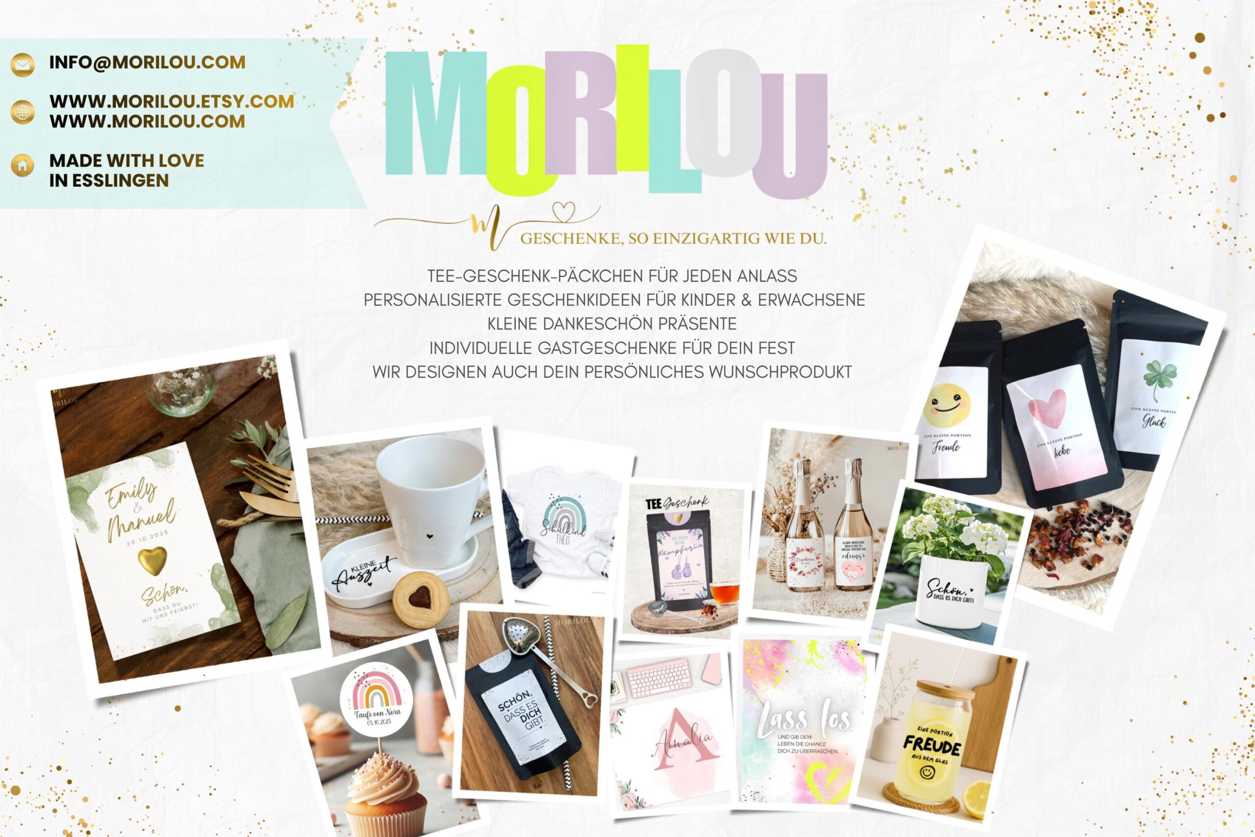 24 AUFKLEBER zur Kommunion oder Konfirmation | personalisiert | mit Name | Gastgeschenke | Regenbogen | Sticker, Etiketten – Bild 2