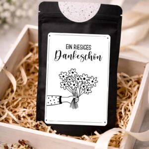 Tee Geschenk Päckchen "Ein riesiges Dankeschön"